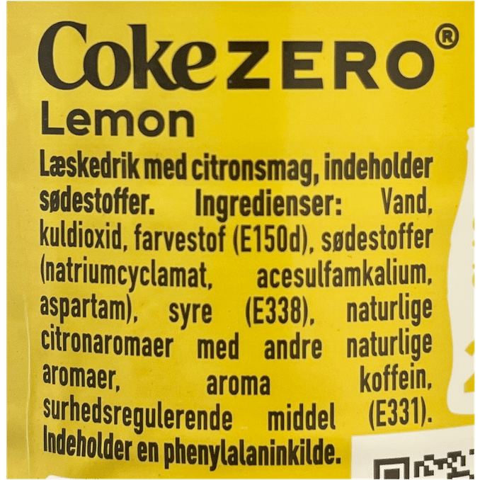 Coca-Cola Coca Cola Zero Lemon 10-pak