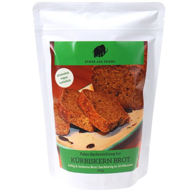 Stone Age Foods Paleo Backmischung Kürbiskernbrot