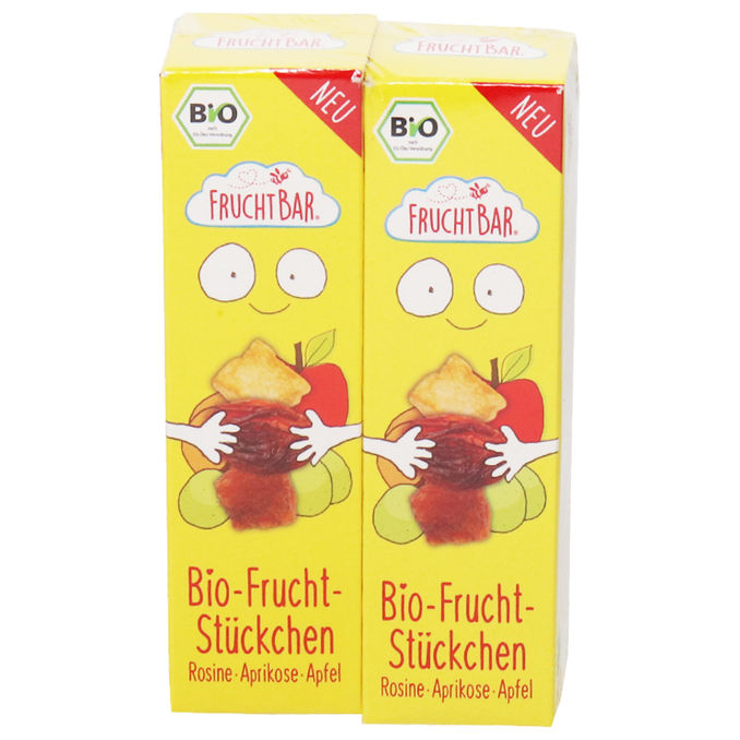 Fruchtbar BIO Fruchtstückchen, 2er Pack