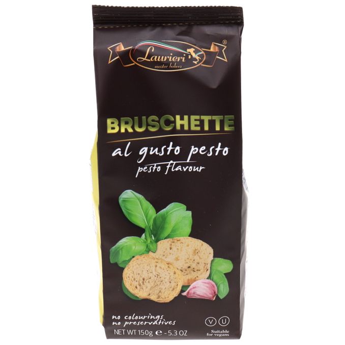 Laurieri Bruschetta Basilikum & Knoblauch