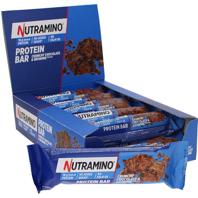 Läs mer om Nutramino Proteinbar Crunchy Chocolate Brownie 12-pack