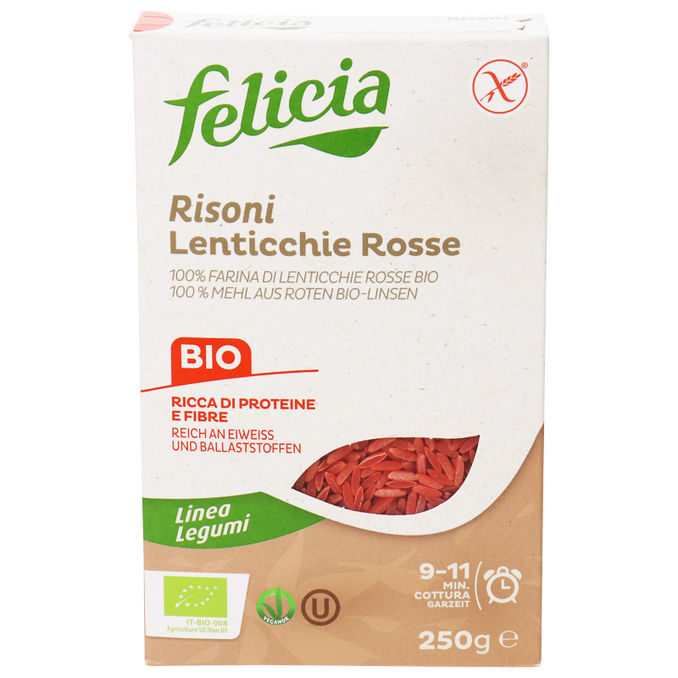 Felicia BIO Risoni Rote Linsen