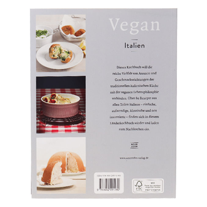 Zutaten & Nährwerte: Italien Kochbuch - vegan