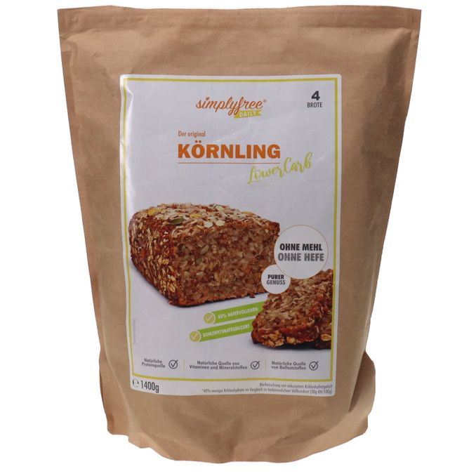 simplyfree Körnling Brotbackmischung (ohne Mehl und Hefe)