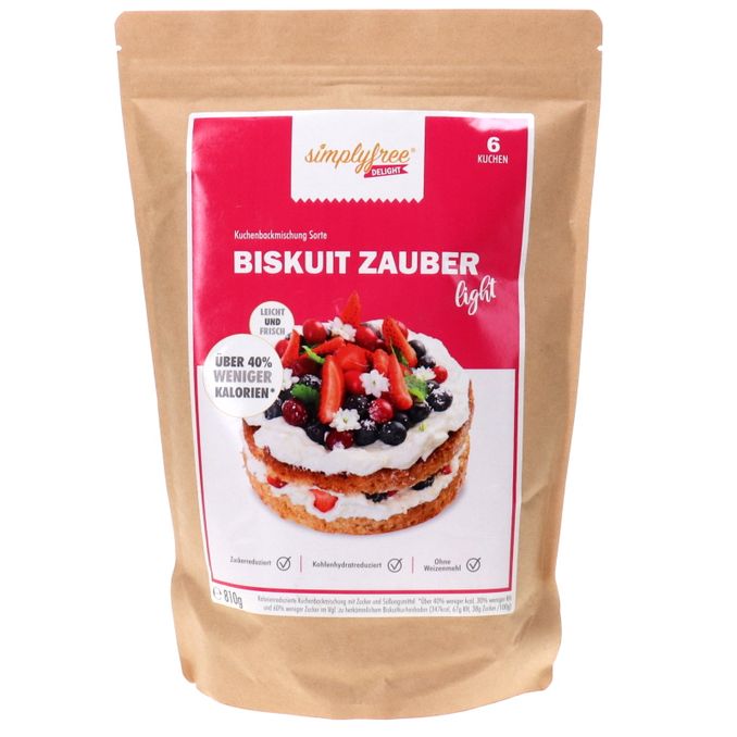simplyfree Biskuit-Kuchenteig