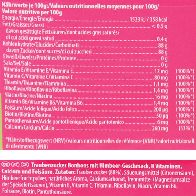 PEZ Traubenzucker Himbeere, Tutti Frutti & Erdbeere, 24er Pack