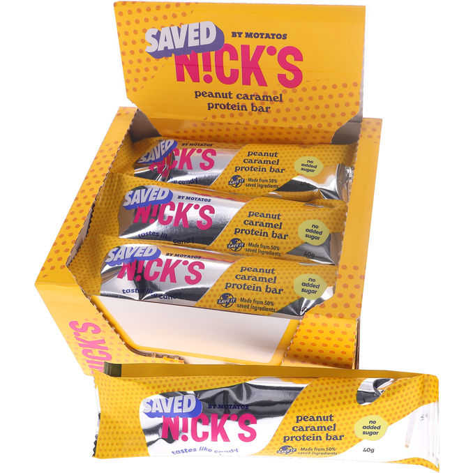 SAVED By Motatos Proteiinipatukka Maapähkinä & Karamelli 15-pack