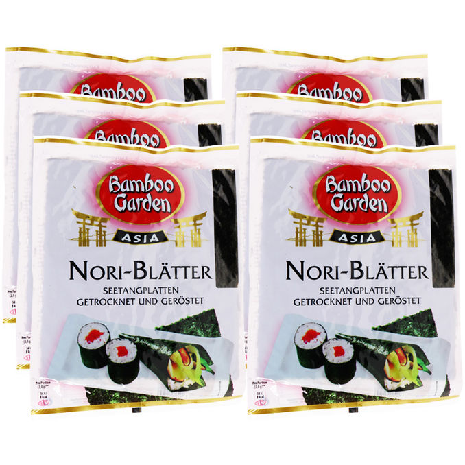 Bamboo Garden Nori-Blätter, 6er Pack