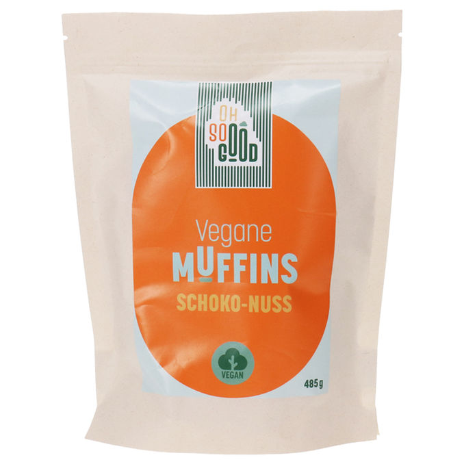 OhSoGood Vegane Backmischung für Muffins Schoko & Nuss