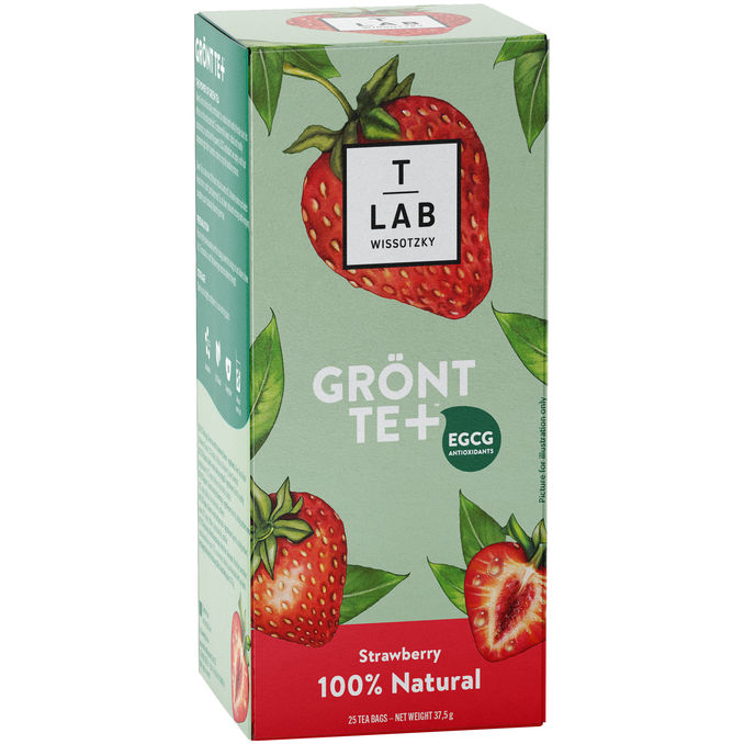 Wissotzky Grönt Te Jordgubbe