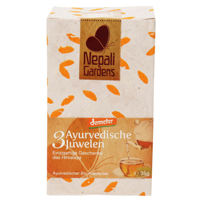 Nepali Gardens BIO Kräuter Tee (Drei Ayurvedische Juwelen)