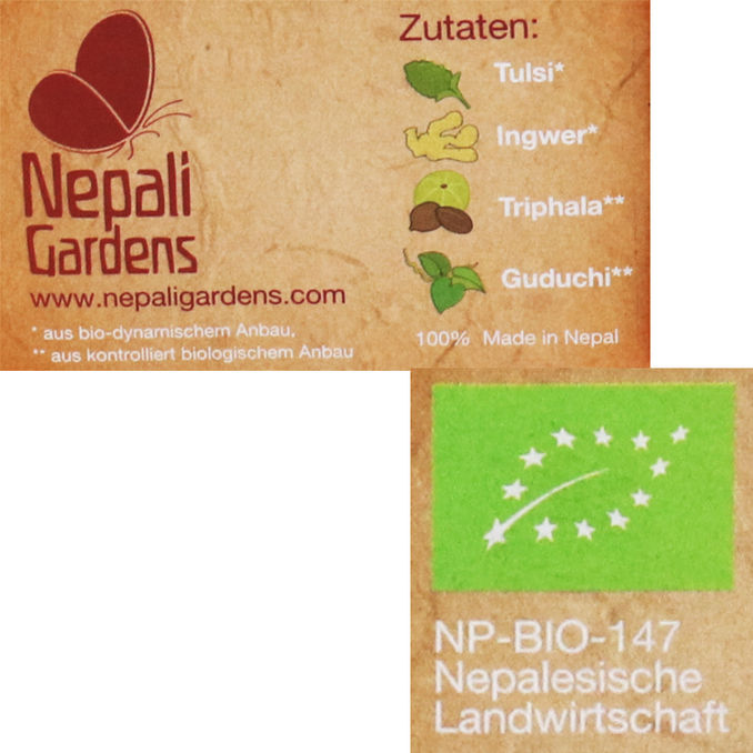 Nepali Gardens BIO Kräuter Tee (Wohlig Warm)