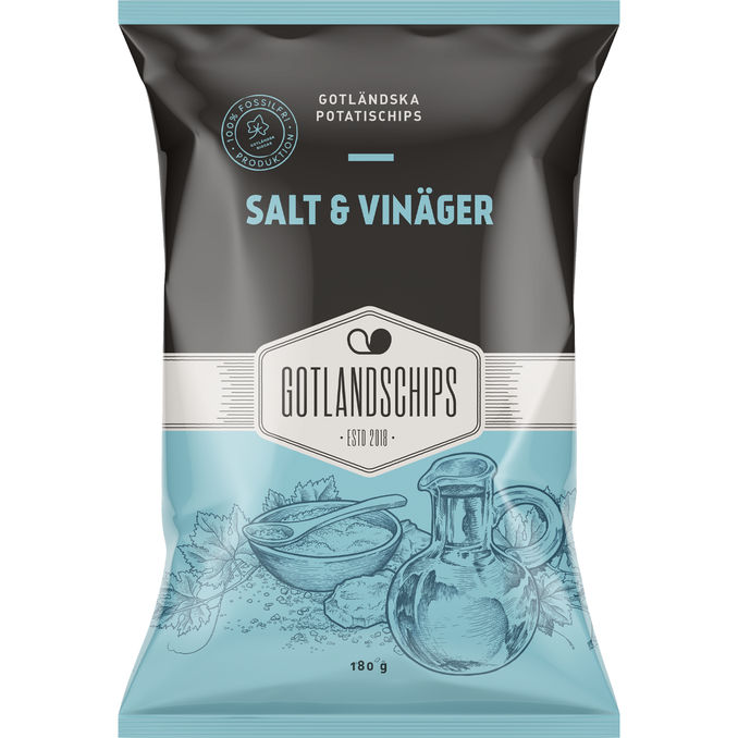 Gotlandschips Salt & Eddike