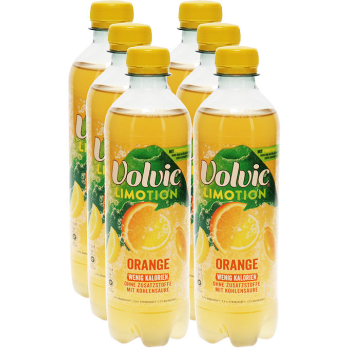 Volvic Limotion Orange, 6er Pack (EINWEG) zzgl. Pfand