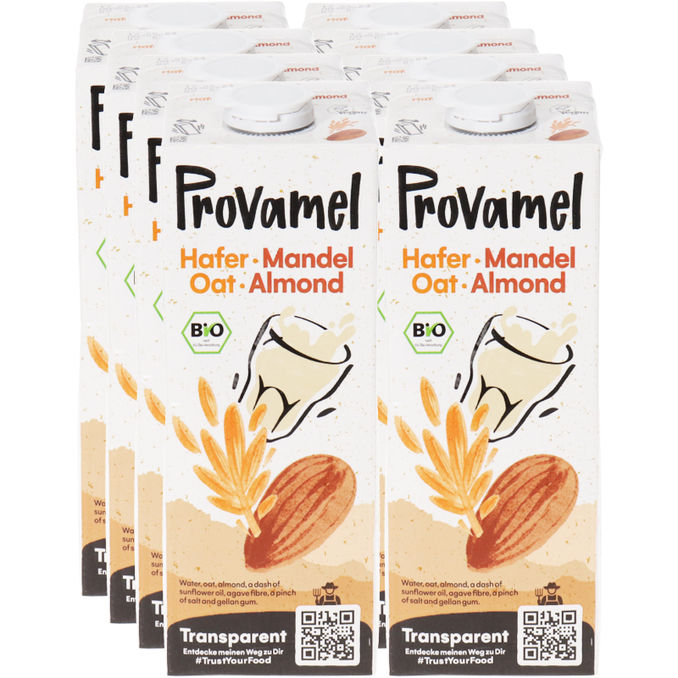 PROVAMEL BIO Hafer-Mandeldrink, 8er Pack