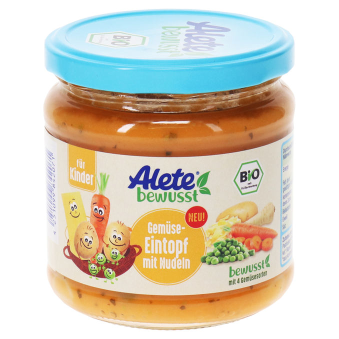 Alete BIO Gemüse-Eintopf mit Nudeln