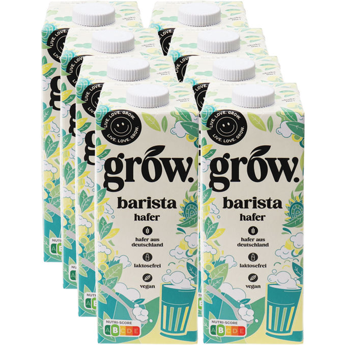 grow. Barista Haferdrink, 8er Pack