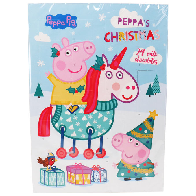 Peppa Pig Peppas Adventskalender mit 24 Überraschungsspielzeugen und