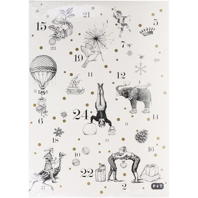 P & T - Paper & Tea BIO Tee Adventskalender (weiß)