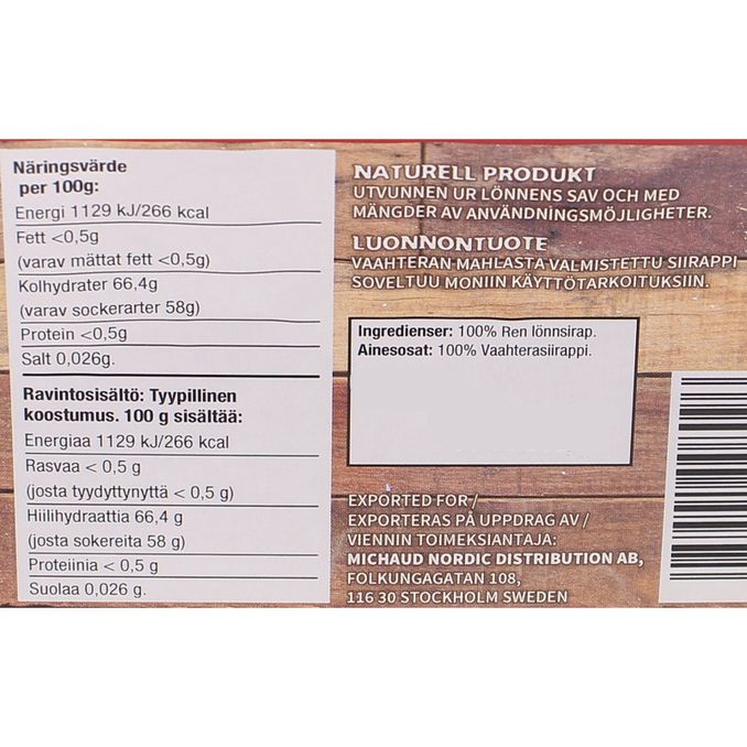 Maple Joe Vaahterasiirappi 54-pack