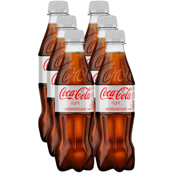 Coca-Cola Light, 6er Pack (EINWEG) zzgl. Pfand