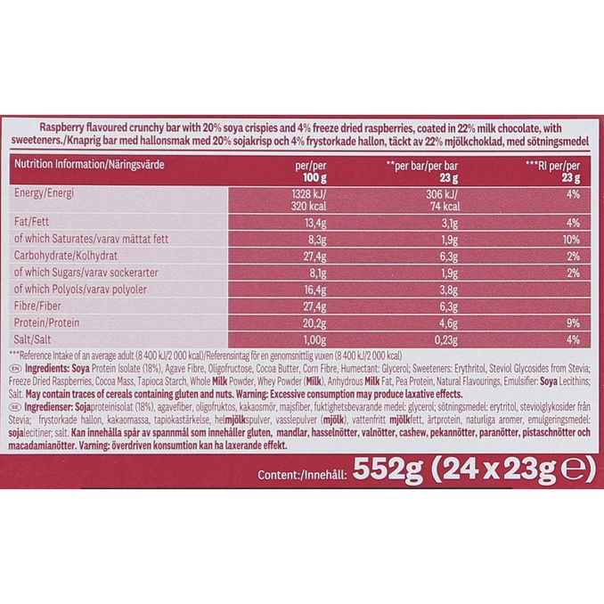WeightWatchers Protein Bar Hallon