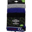 Umbro Umb  kalsarit musta/harma/navy 3-pack XL