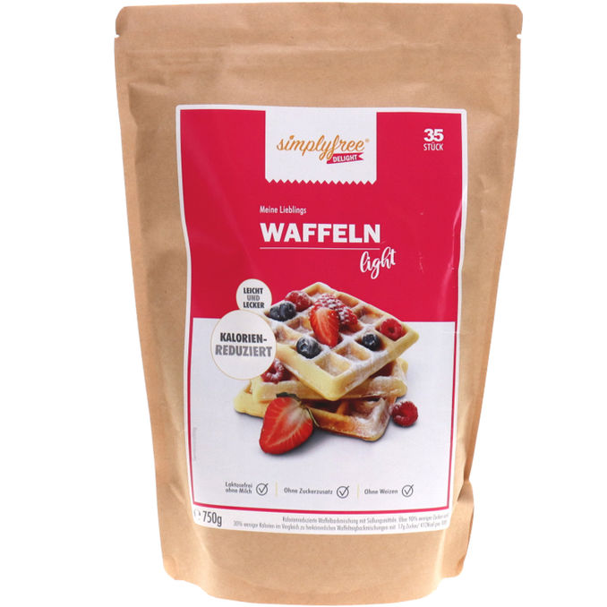 simplyfree Waffelbackmischung Light (35 Stück)