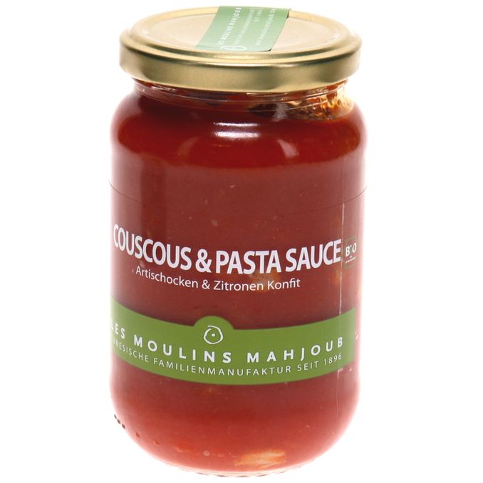Les Moulins Mahjoub BIO Couscous & Pasta Sauce mit Artischocken