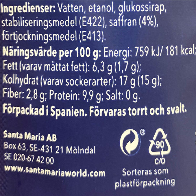 Santa Maria Saffrans Paste - Saftigare bullar