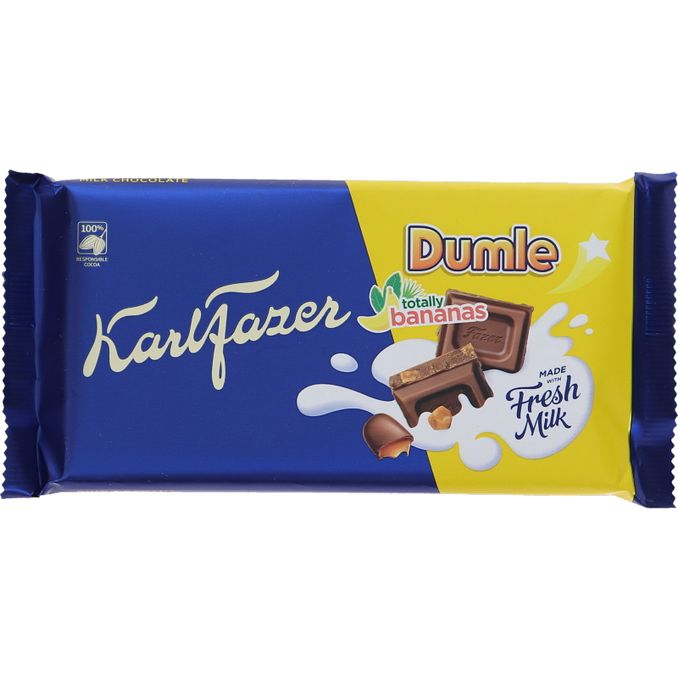 Fazer Mjölkchoklad Dumle Banan