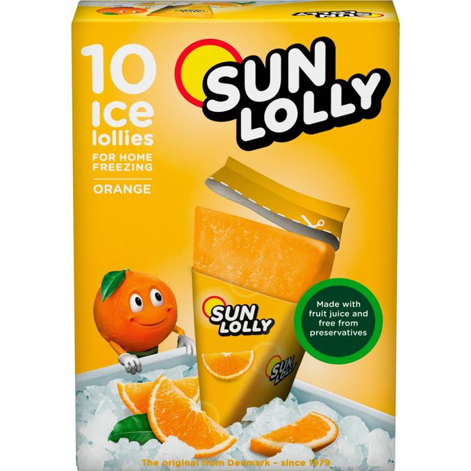 Sun Lolly Mehujää Appelsiini