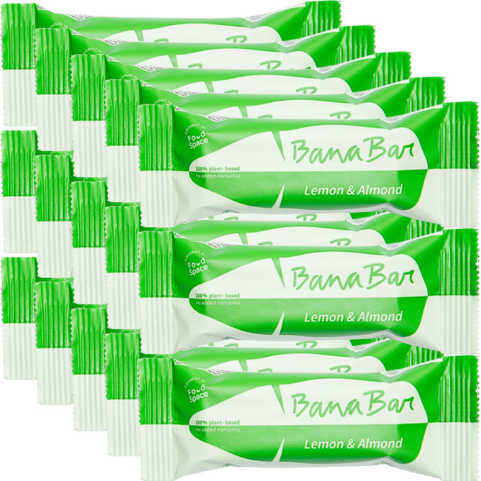 Banabar BIO Bananenriegel mit Zitrone & Mandel, 15er Pack