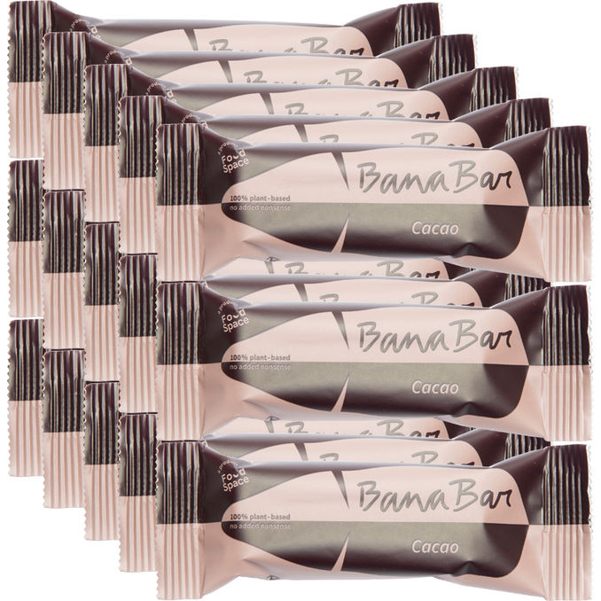 Banabar BIO Bananenriegel mit Kakao, 15er Pack