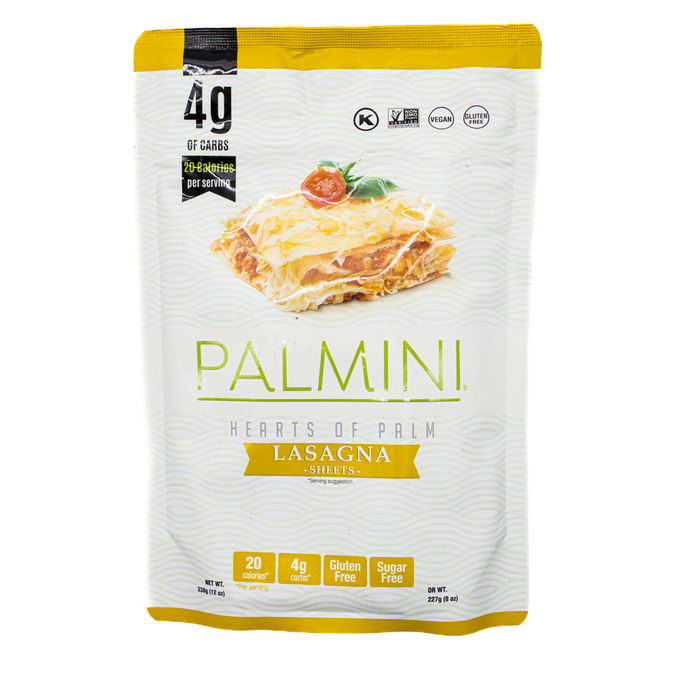 Palmini Hearts of Palm Keto Low Carb Lasagne Sheets 75g, 75g from