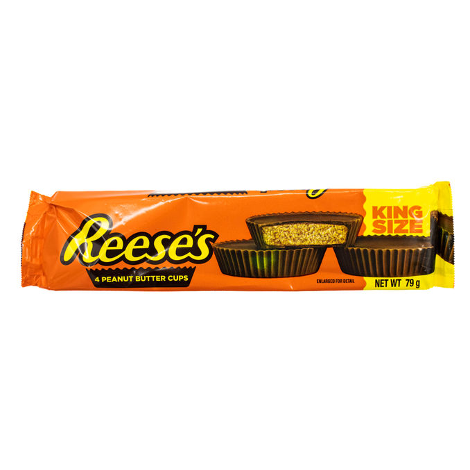 Reese's Peanut Butter Cups King Size 4pk, 79g from Reese's | Motatos