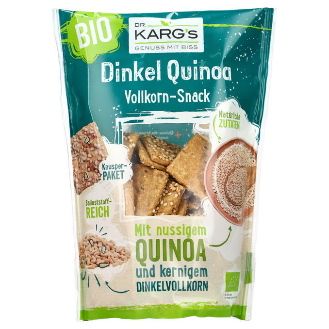 Dr. Karg's BIO Vollkorn Cracker Dinkel & Quinoa