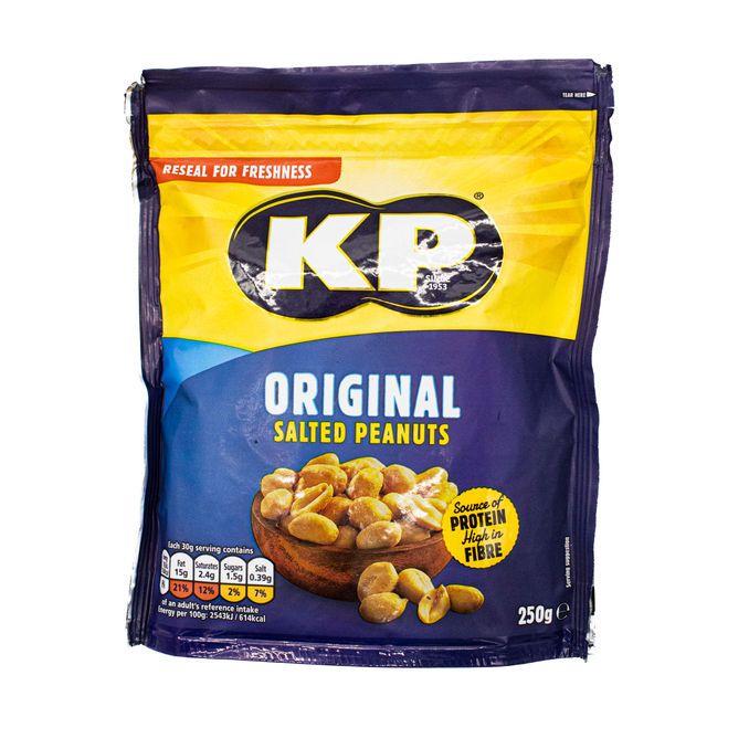 KP Nuts Original Salted Peanuts 250g, 250g from KP Motatos