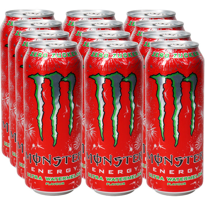 Monster Energy Ultra Watermelon, 12er Pack (EINWEG) zzgl. Pfand