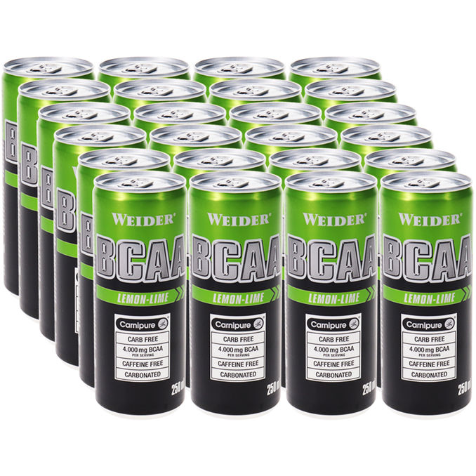 Weider BCAA Lemon-Lime, 24er Pack (EINWEG) zzgl. Pfand