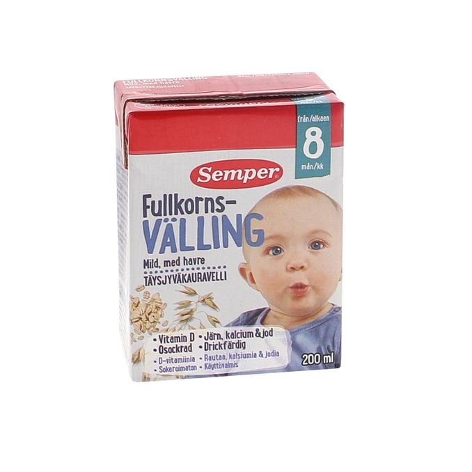 Semper Fullkornsvälling Mild 8 Månaders