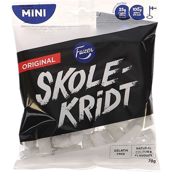 Fazer Skolekridt 70 g