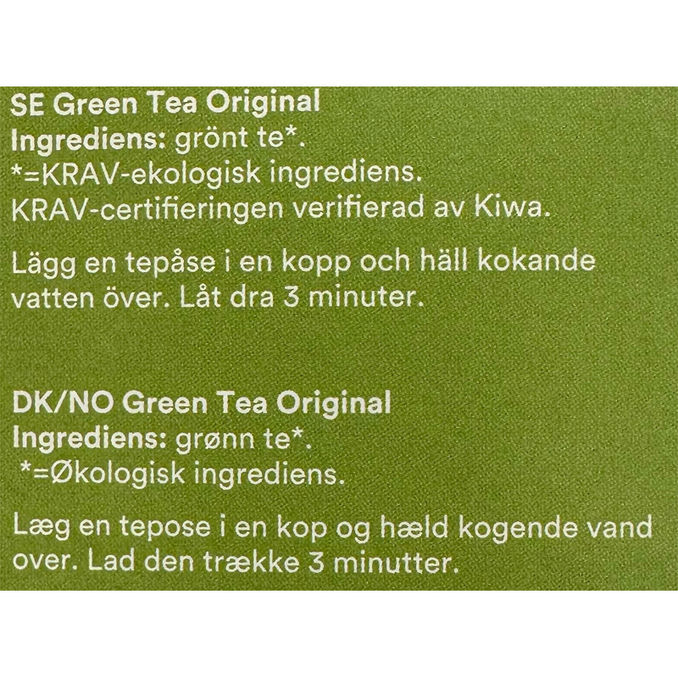 Kung Markatta Tea Green Eko