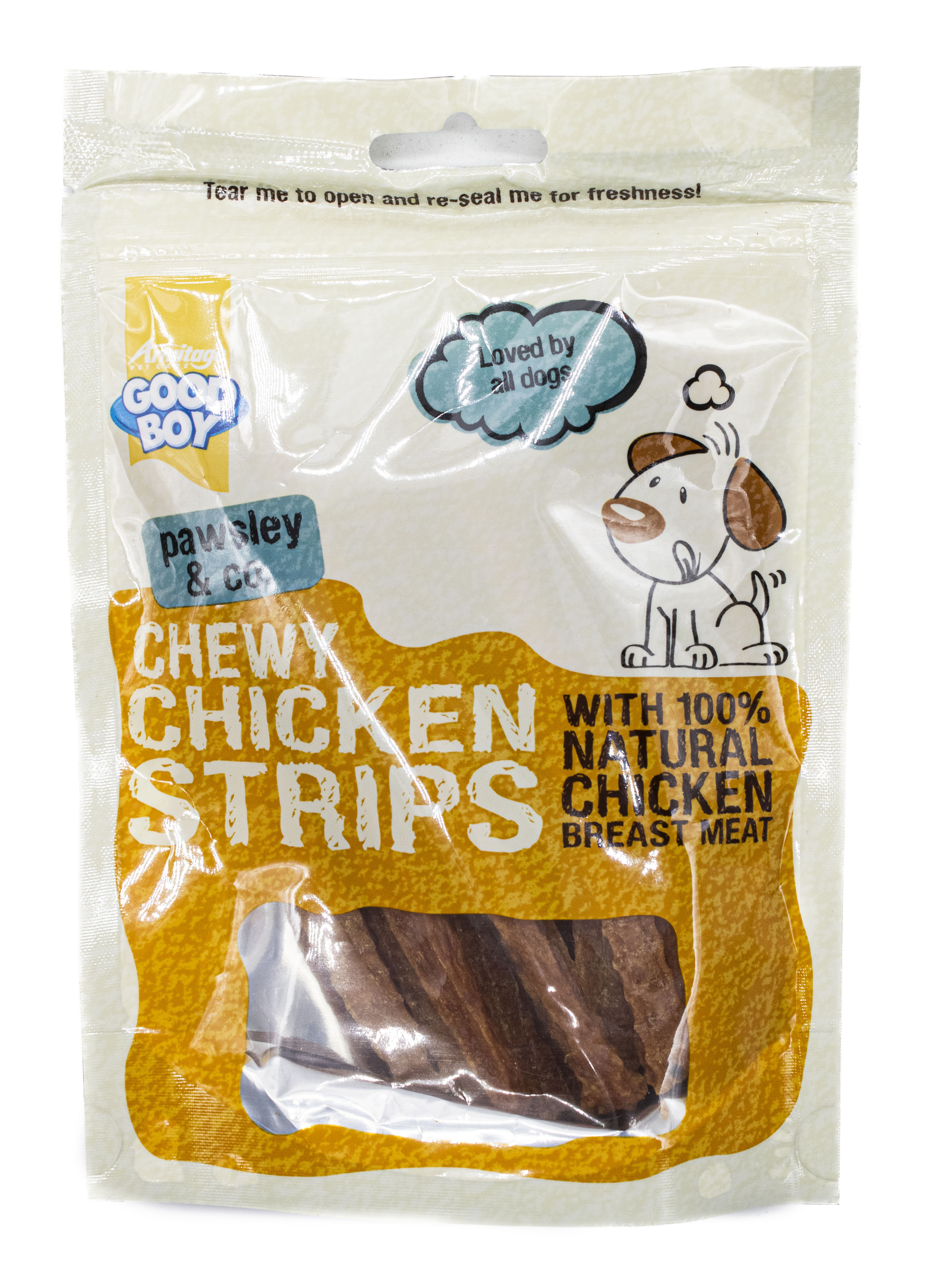 chewy chicken strips