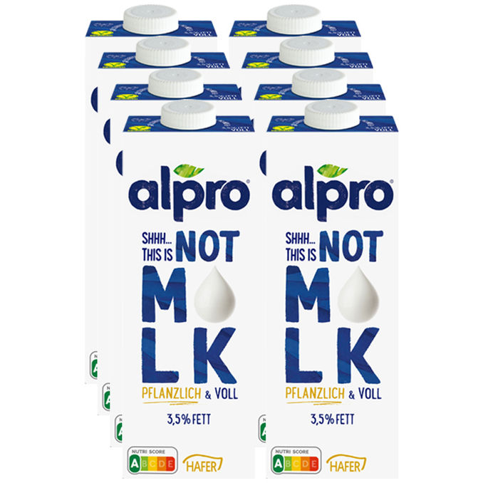 Alpro Not MLK Haferdrink, 8er Pack