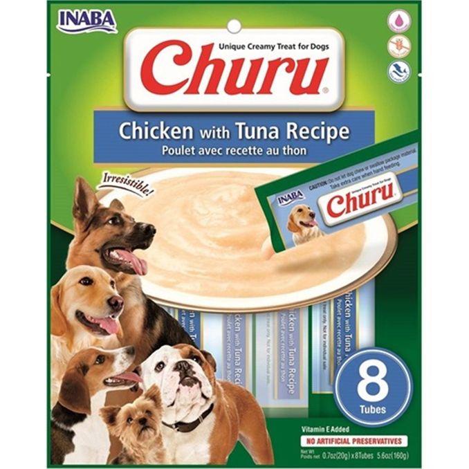 INABA Hundesnack Huhn und Thunfisch
