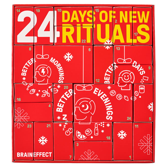 Braineffect BIO Adventskalender 24 Days of New Rituals Beginner