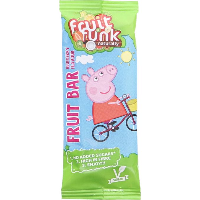 FruitFunk Peppa Pig Energibar Blåbär