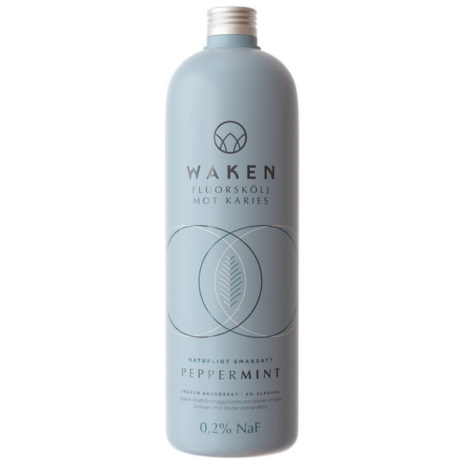 Wak Waken Fluorskölj Peppermint 500ml