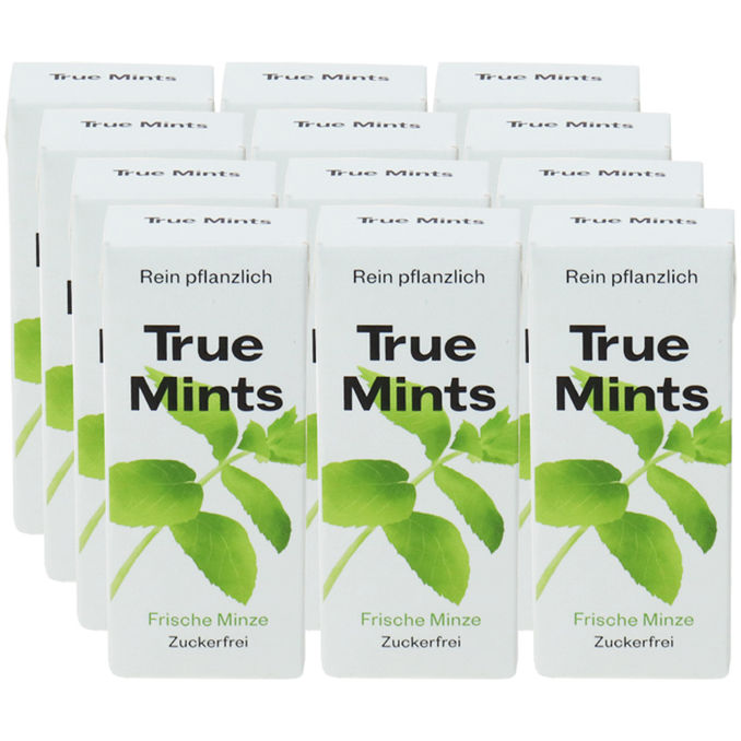 True Mint Minz Pastillen, 12er Pack